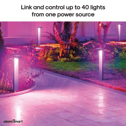 atomi Smart Wi-Fi Plug-In LED Path Light Starter Kit Smart Wi-Fi Control 4-Pack