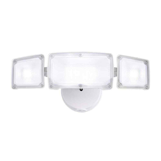 AWSENS White Outdoor LED Security Flood Light Wall or Eave Mount Flood Light