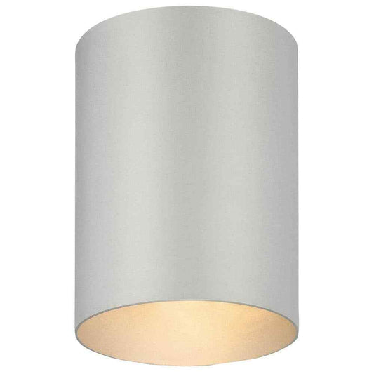 Volume Lighting 6 in. Silver Gray Outdoor Aluminum Flush Mount Light