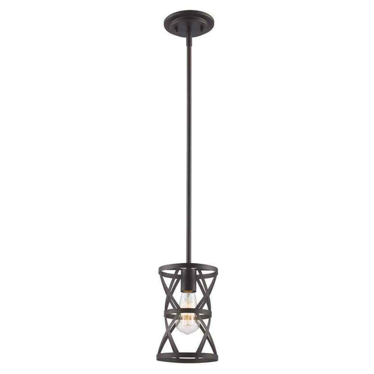 Sphynx 1-Light Rubbed Oil Bronze Pendant Ceiling Light Fixture