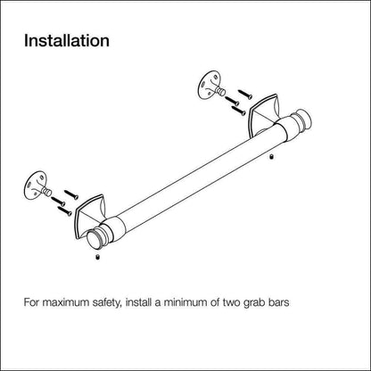 KOHLER Carmichael 9 in. Grab Bar in Polished Chrome K-R27234-CP