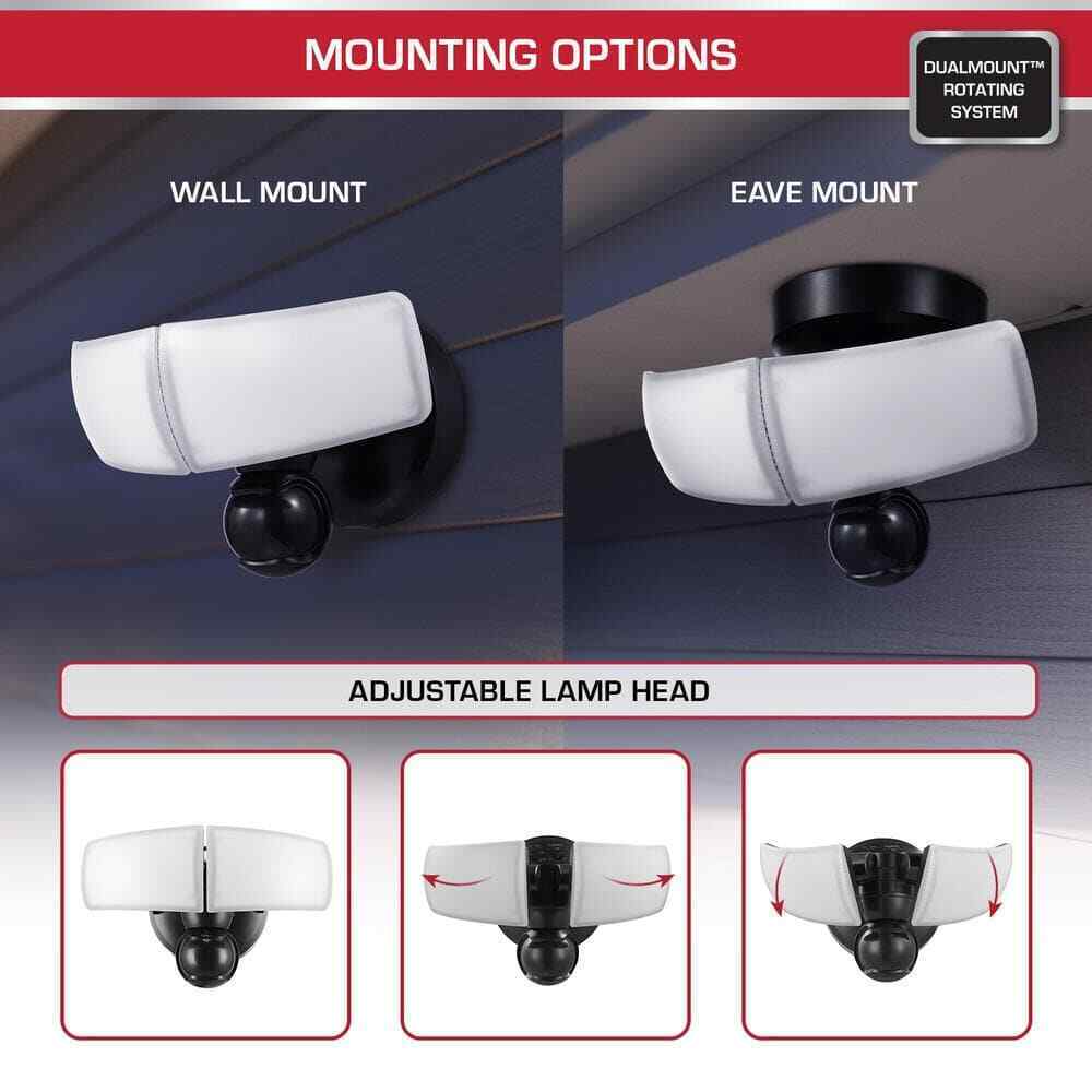 Defiant MaxDetect 240-Degree Motion Activated Wired Outdoor Security Flood Light