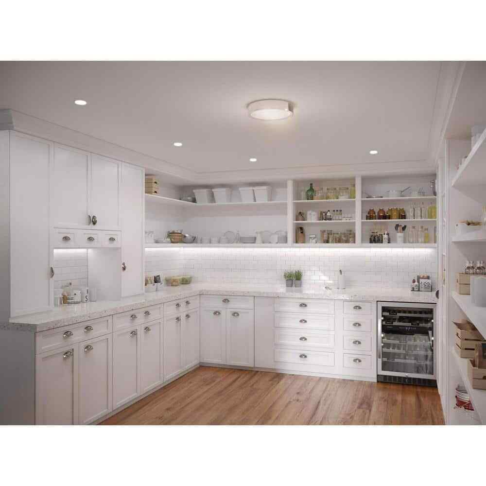 Progress Lighting 13 in. Polished Chrome Integrated LED Flush Mount