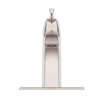 Glacier Bay Calandine Single Handle Single Hole Bathroom Faucet Brushed Nickel