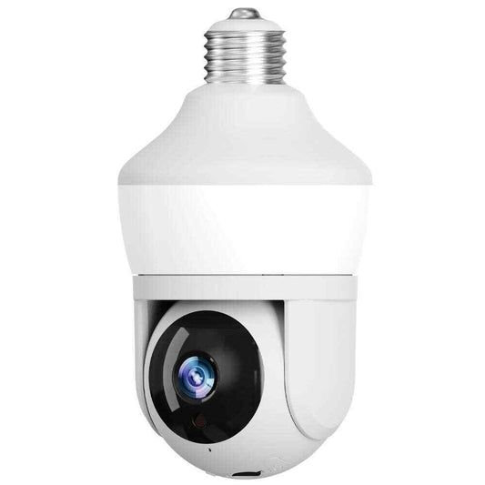 Motion Detecting 360-Degree Indoor/Outdoor Wi-Fi Home Security Camera w/ Light