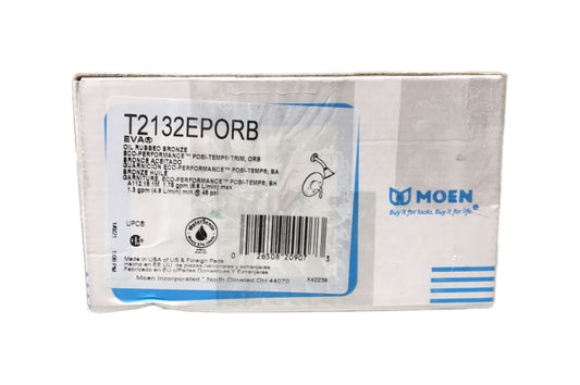 MOEN Eva Single-Handle Posi-Temp Trim Kit w/ Eco-Performance Shower Head Bronze