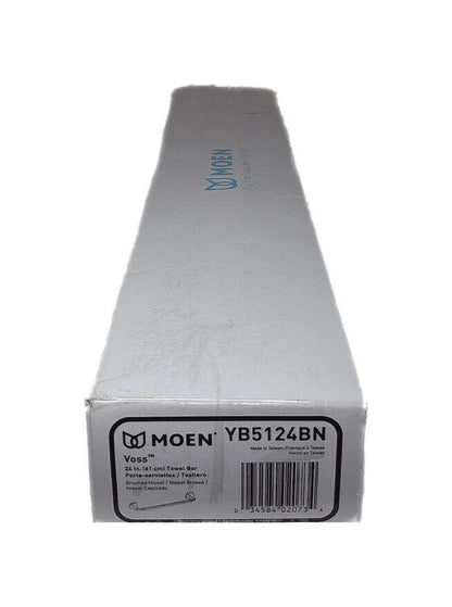 MOEN Voss 24 in. Towel Bar in Brushed Nickel