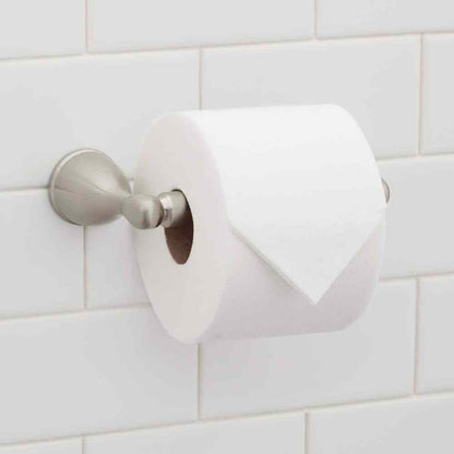 Glacier Bay Builders Spot Free Toilet Paper Holder in Brushed Nickel BTH-008-103