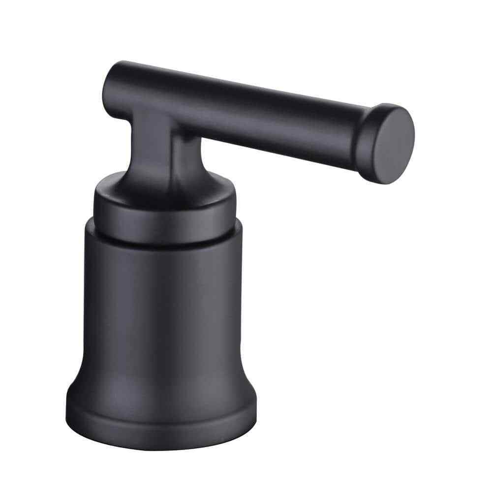 Glacier Bay Oswell 4 in. Centerset 2-Handle High-Arc Bathroom Faucet Matte Black