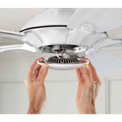 Home Decorators Petersford 52 in. Integrated LED Indoor White Ceiling Fan