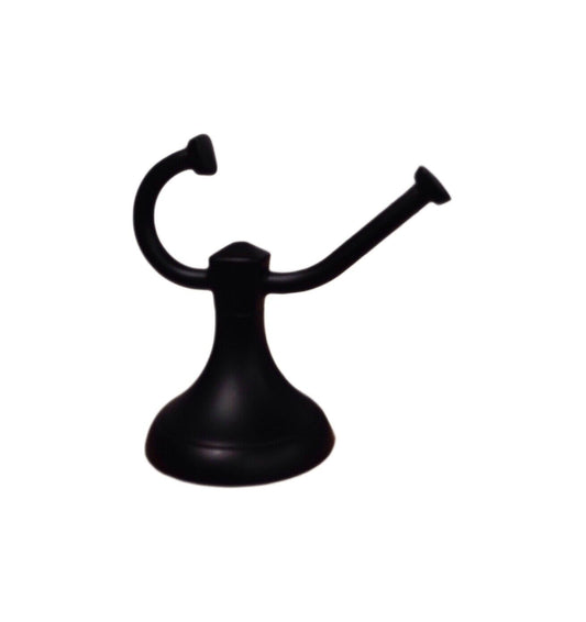 Delta Esato Double Towel J-Hook in Matte Black
