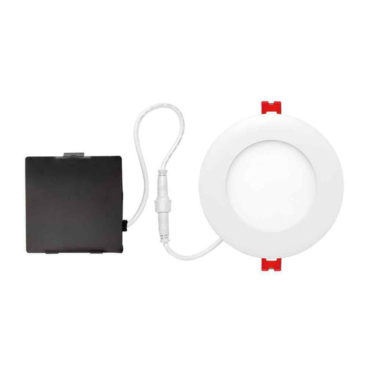 Globe Electric Ultra Slim Series 4 in. White Integrated LED Recessed Kit