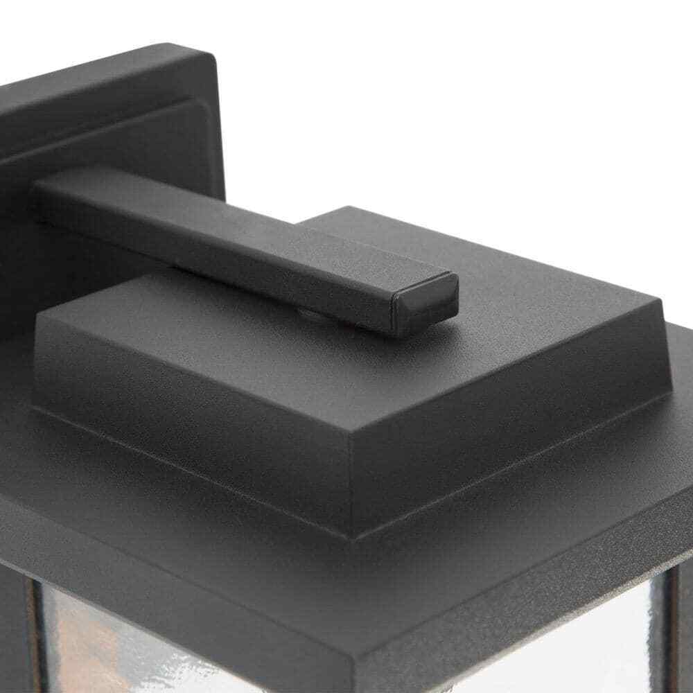 LNC 1-Light Black Modern Farmhouse Outdoor Wall Lantern Sconce