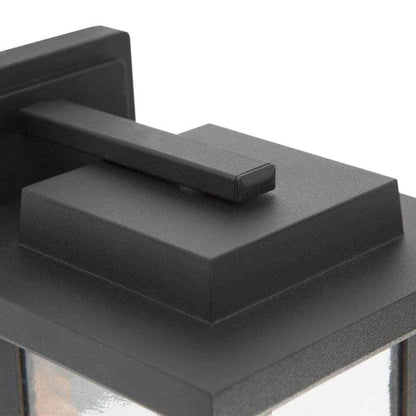 LNC 1-Light Black Modern Farmhouse Outdoor Wall Lantern Sconce