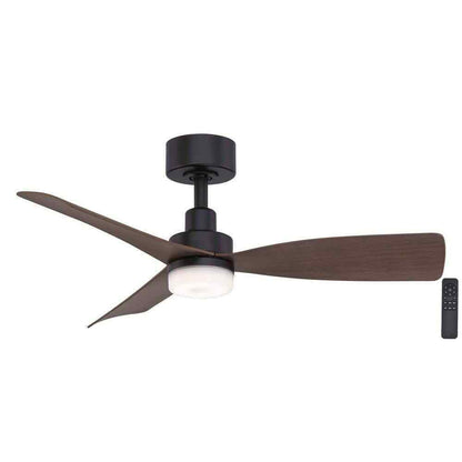 Hampton Bay Marlston 36 in. CCT LED Indoor/Outdoor Ceiling Fan Matte Black