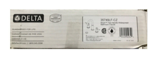 Delta Nicoli J-Spout 8 in. Widespread 2-Handle Bathroom Faucet Champagne Bronze