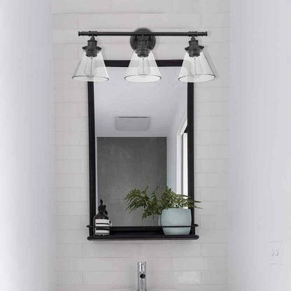 Globe Electric Parker 3-Light Oil Rubbed Bronze 5-Piece Bath Light Set