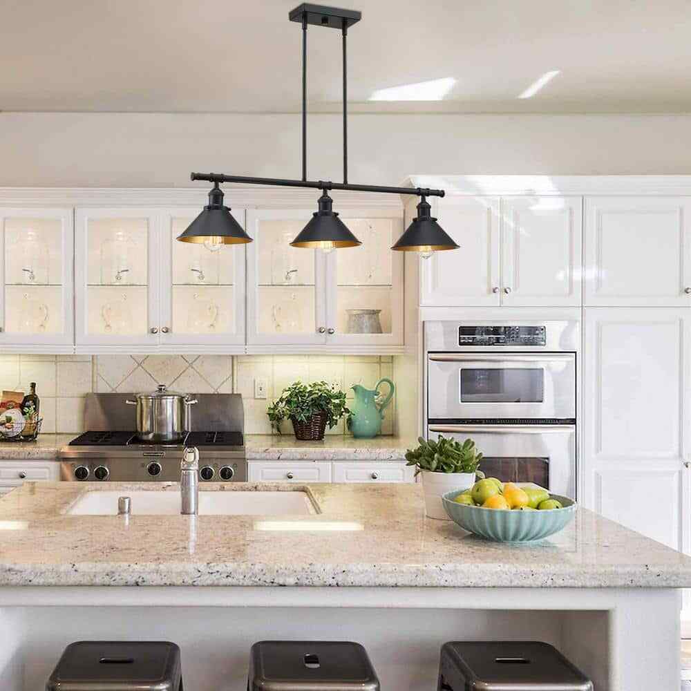 Hukoro Westworld 36.25 in. 3-Light Island Pendant Chandelier