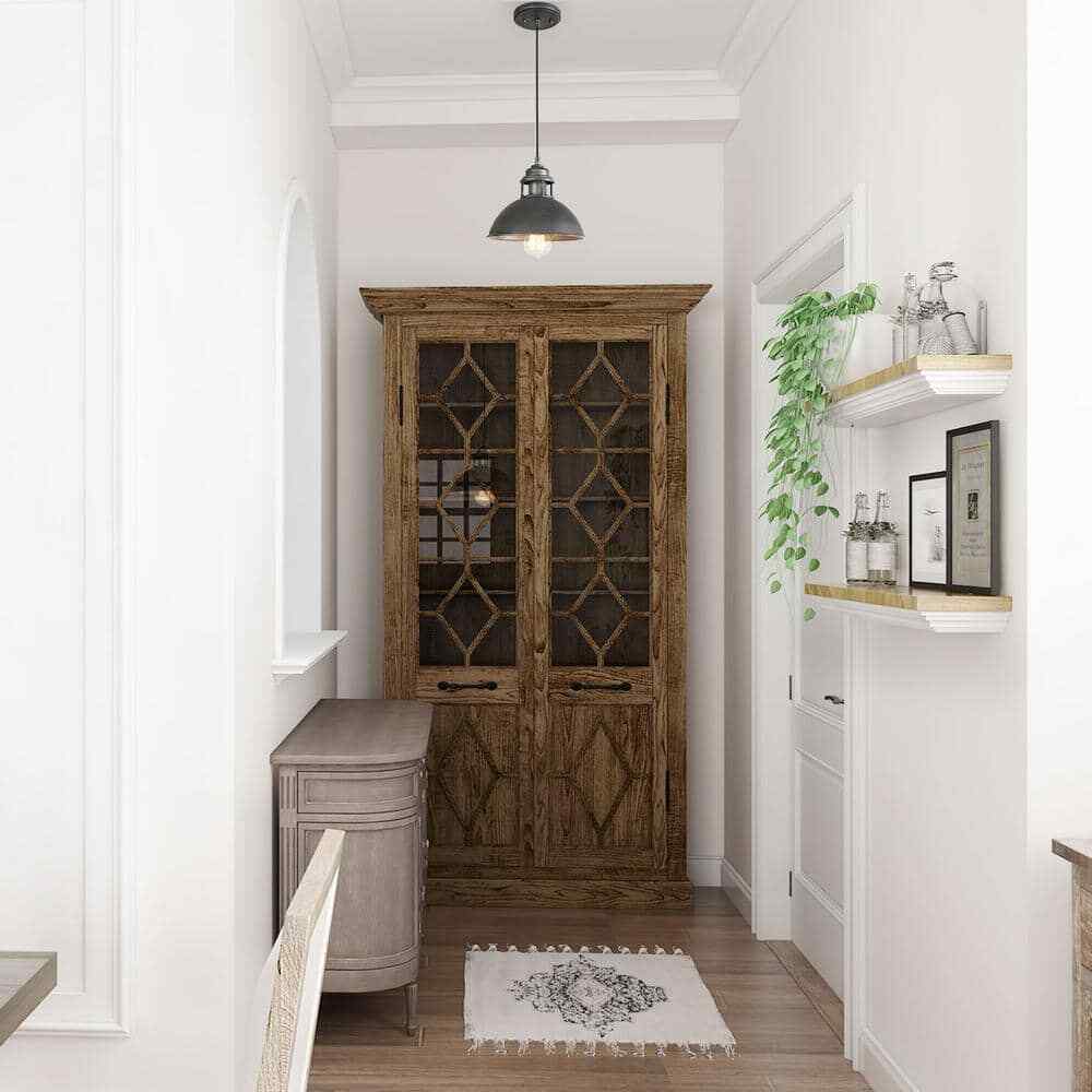 LNC 1-Light Industrial Farmhouse Barn Pendant Light Modern Pendant Ceiling Light
