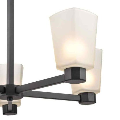 Millennium Lighting Coley 5-Light 25 in. Matte Black Hardwired Chandelier Light