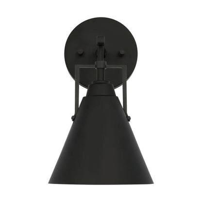 Home Decorators Insdale Matte Black Modern Industrial Bathroom Vanity Light