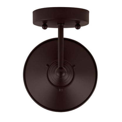 Hampton Bay Glenhurst Bronze Industrial Farmhouse Indoor Wall Sconce