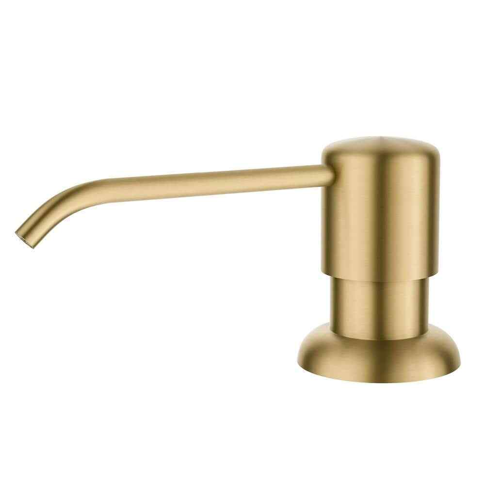 KRAUS Boden Kitchen Soap and Lotion Dispenser in Brushed Brass KSD-53BB