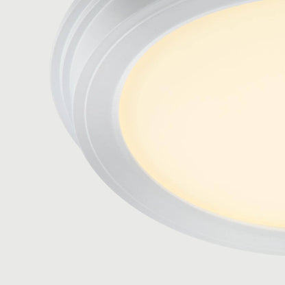 Commercial Electric 7 in. White Flush Mount Low Profile Ceiling Light 2-Pack