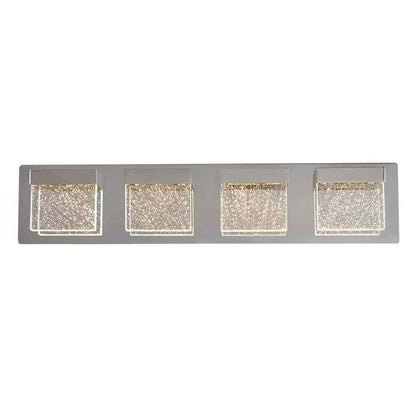 Artika Bubble Cube 24 in. Chrome LED Vanity Light Bar VAN4BC-ON