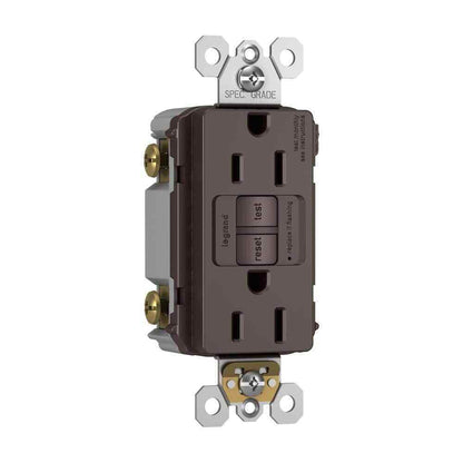 Legrand radiant 15 Amp 125-Volt Tamper Resistant GFCI  Duplex Outlet Bronze