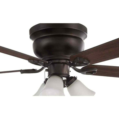 Clarkston II 44 in. LED Indoor Oil Rubbed Bronze Ceiling Fan w/ Light Kit