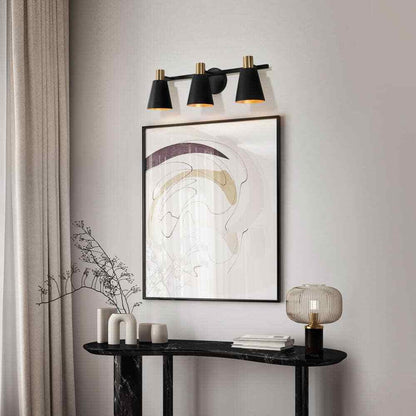 Uolfin Bathroom Wall Sconce 3-Light Modern Bell Powder Room Vanity Light Fixture