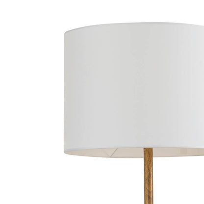 Novogratz x Globe Electric Harrington 65 in. Faux Wood Floor Lamp