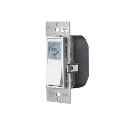 Leviton Programmable Timer Switch, 24-Hour, LCD Display, Single Pole