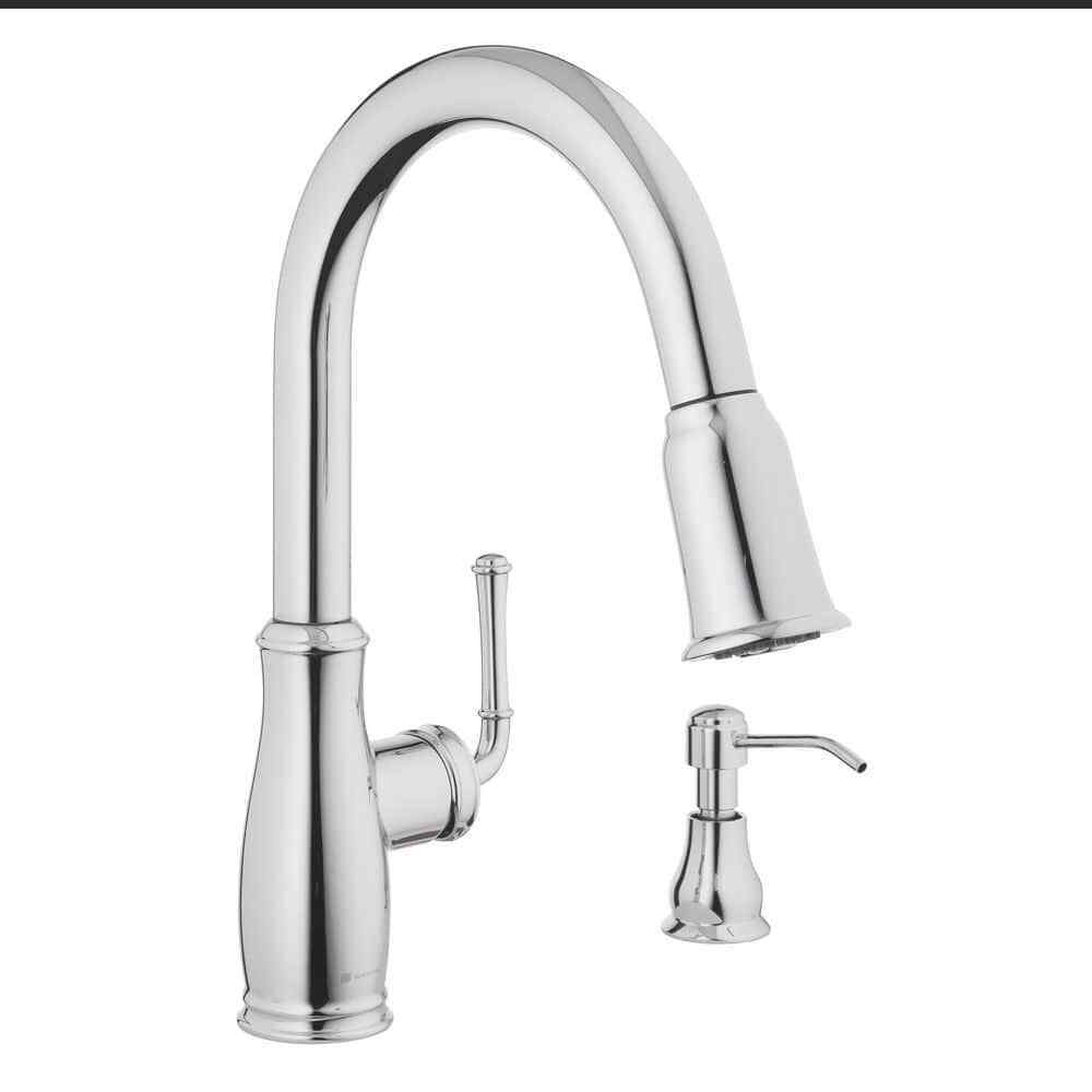 Glacier Bay Pull Down Kitchen Faucet Chrome Kagan 21-K153KCP-GB