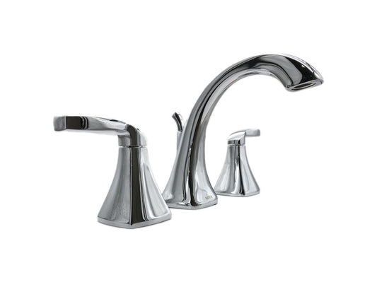 MOEN Voss 8 in. Widespread 2-Handle High-Arc Bathroom Faucet Trim Kit Chrome