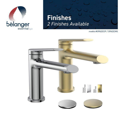 KEENEY Belanger Single Hole Single-Handle Bathroom Faucet with Drain Assembly
