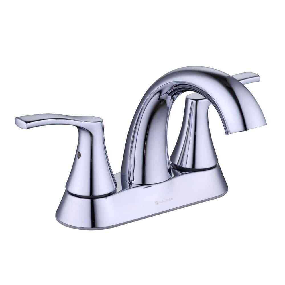 Glacier Bay Arnette 4 in. Centerset High-Arc Bathroom Faucet in Chrome