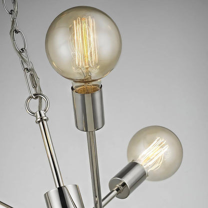 Home Decorators Collection Fife 6-Light Polished Nickel Sputnik Chandelier