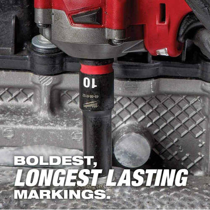 Milwaukee SHOCKWAVE 1/2 in. Drive Metric 6 Point Impact Socket Set 29-Piece