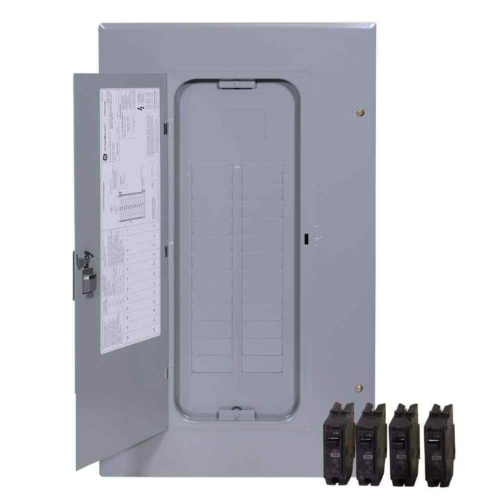 GE PowerMark Gold 125 Amp 24-Circuit Indoor Main Lug Includes Circuit Breaker