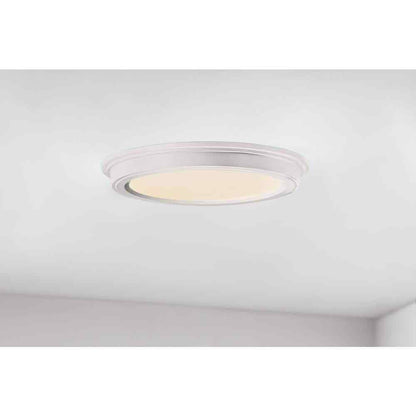 Commercial Electric 7 in. White Flush Mount Low Profile Ceiling Light 2-Pack