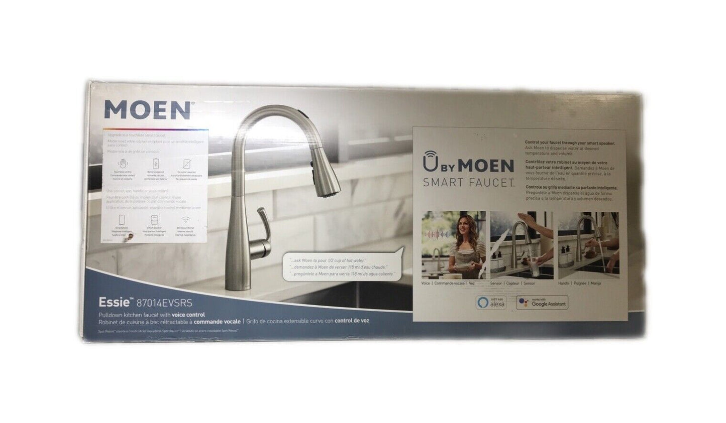 MOEN Essie Single-Handle Smart Touchless Pull Down Sprayer Kitchen Faucet