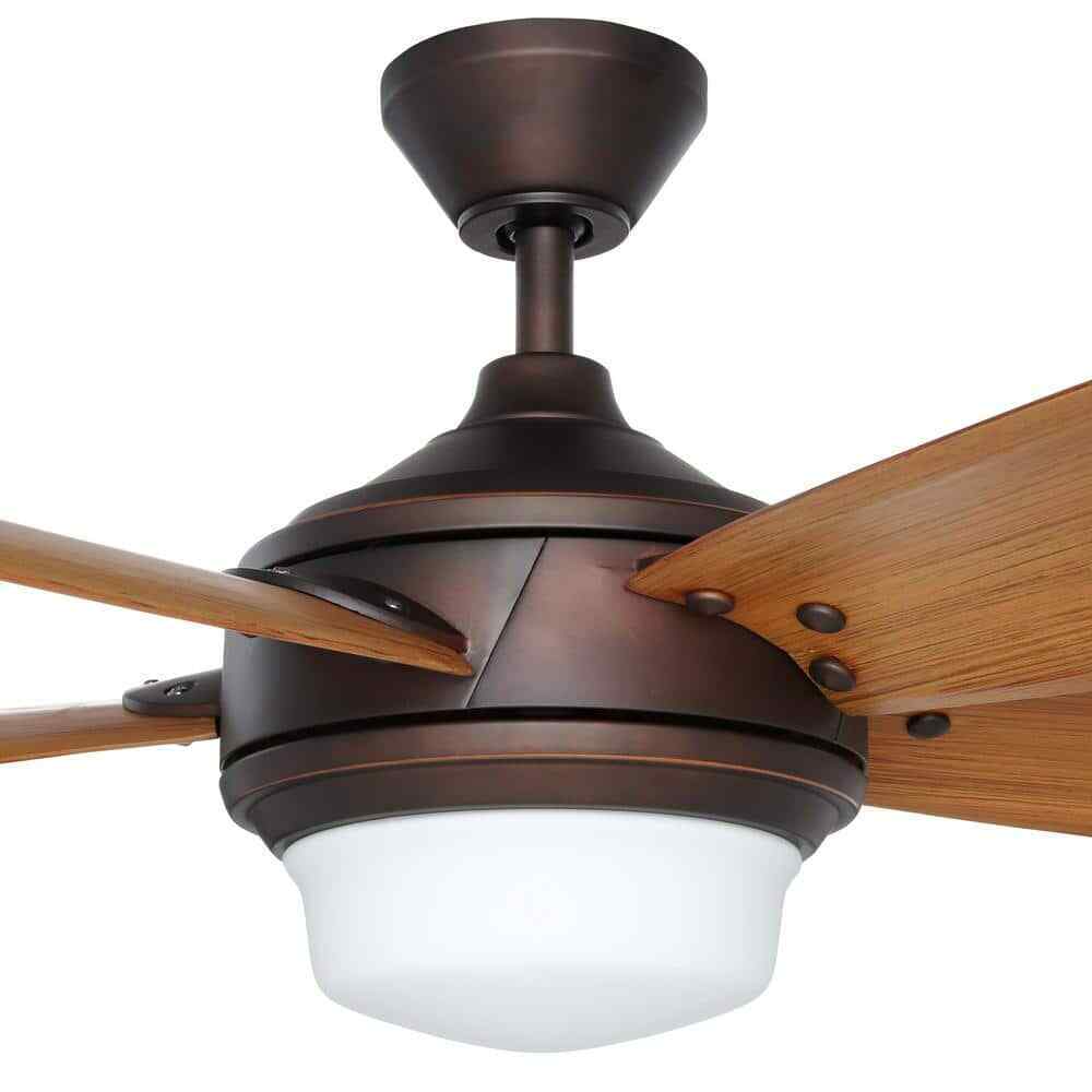 Home Decorators Breezemore 56 in. Indoor LED Mediterranean Bronze Ceiling Fan