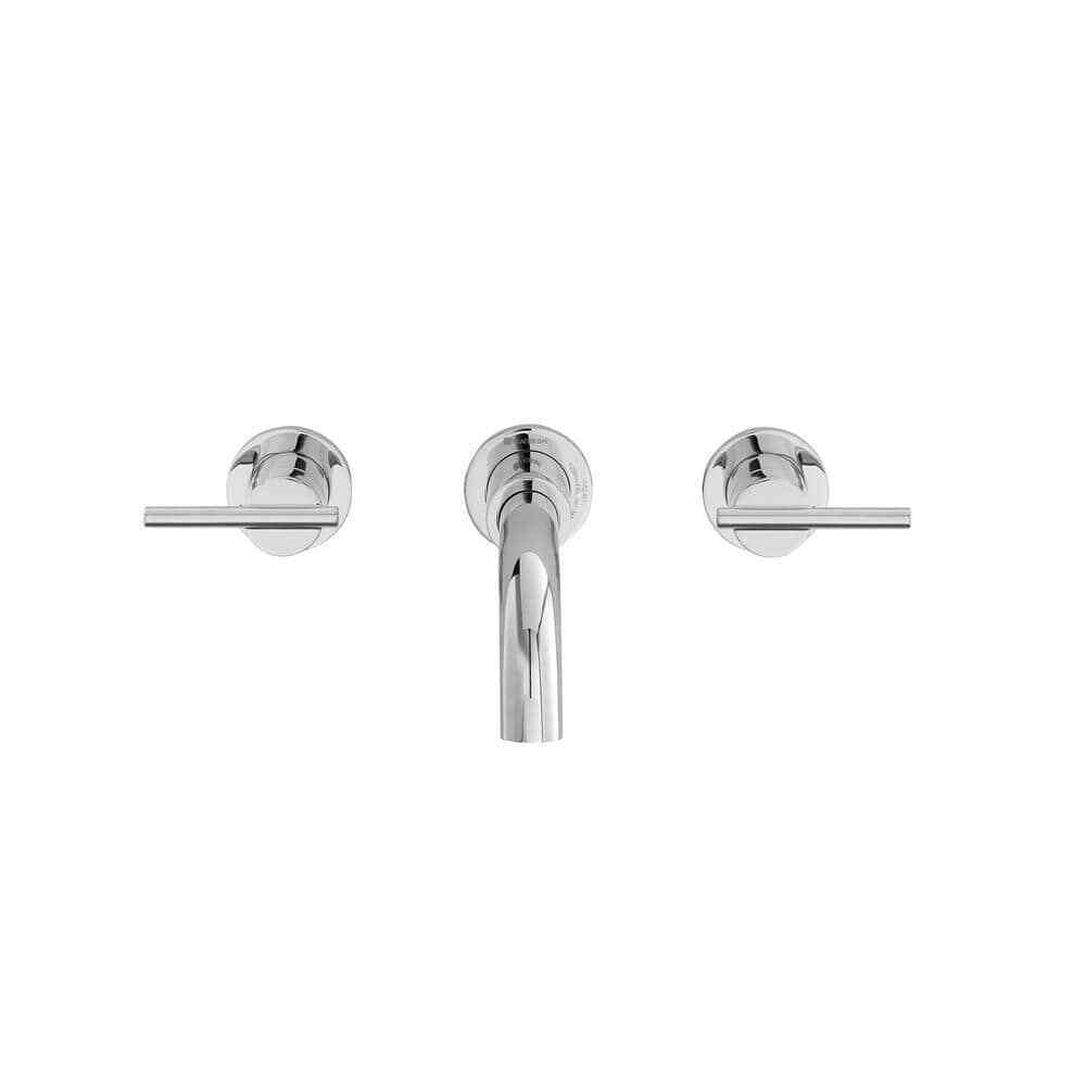 Glacier Bay Modern 2-Handle Wall Mount Bathroom Faucet in Chrome