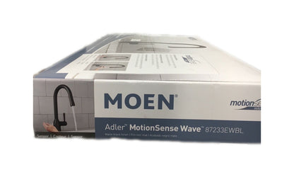 MOEN Adler Touchless Single-Handle Pull-Down Sprayer Kitchen Faucet Matte Black