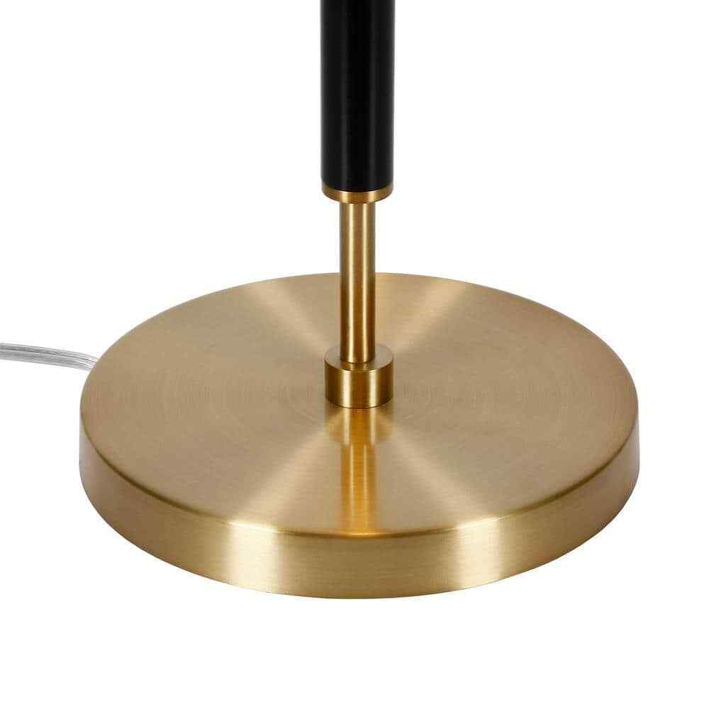 Meyer&Cross Simone 25 in. Brass and Black Table Lamp TL0322