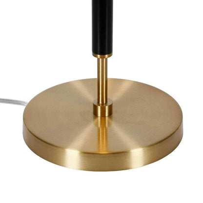 Meyer&Cross Simone 25 in. Brass and Black Table Lamp TL0322