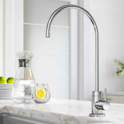 KRAUS Purita Single Handle 100% Lead-Free Beverage Faucet in Chrome FF-100CH