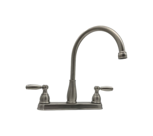 Delta Foundations 2-Handle Standard Kitchen Faucet in Stainless 21987LF-SS